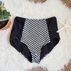 Swim Sexy High Waisted Swim Bottom Size 10 Black